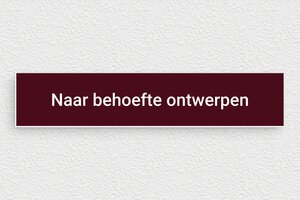 Plaat op Kleur - Gegraveerd PVC - bordeau-blanc - none - nl-nl-bordeaux-kleur-bord-003-4-1756802143037