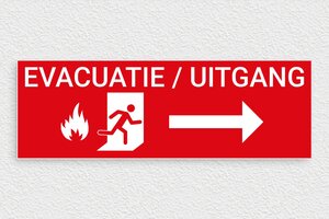 Veiligheidsborden - Brandveiligheid evacuatiebord - rouge-blanc - glue - nl-nl-brand-evacuatie-paneel-001-3-1756722775878