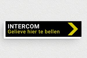 Naamplaat deurbel - Bord 'Gelieve hier te bellen' - custom - glue - nl-nl-brievenbus-bord-quadri-5-1756805769783