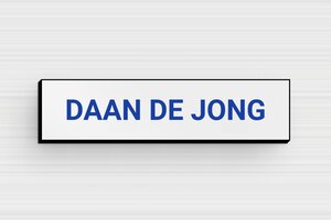 Naamplaat deurbel - Bedrukt PVC - gris-noir - glue - nl-nl-brievenbus-bordje-003-5-1756807126705