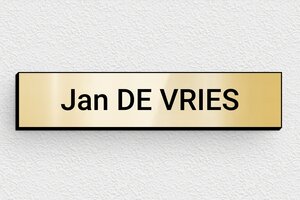 Naamplaat voor brievenbus - Gegraveerd PVC - or-brillant-noir - none - nl-nl-brievenbus-bordje-008-5-1756801085786