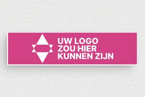 Gegraveerde Borden - Gegraveerd PVC - rose-blanc - glue - nl-nl-brievenbus-bordje-pvc-005-2-1756803210054