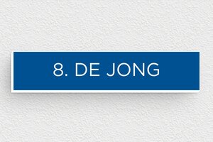 PVC naamplaat voor brievenbus - Gegraveerd PVC - bleu-blanc - none - nl-nl-brievenbus-bordje-pvc-011-51-1756804335582