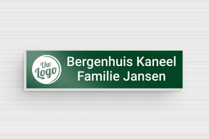 Aluminium Naamplaat deurbel - Bedrukt aluminium  - vert-blanc - glue - nl-nl-brievenbus-plaat-alu-003-1-1756810321063