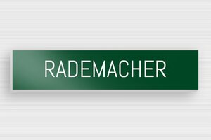 Aluminium Naamplaat deurbel - Bedrukt aluminium  - vert-blanc - glue - nl-nl-brievenbus-plaat-alu-015-24-1756810372678