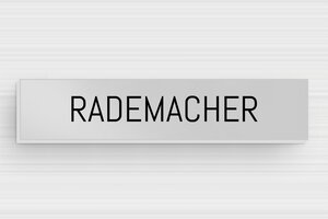 Aluminium Naamplaat deurbel - Bedrukt aluminium  - anodise-noir - glue - nl-nl-brievenbus-plaat-alu-015-4-1756809344194