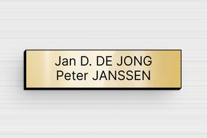 Naamplaat deurbel - Gegraveerd PVC - or-brillant-noir - glue - nl-nl-brievenbus-plaatje-008-1-1756724252378