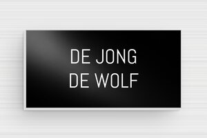 Zelfklevende naamplaat voor brievenbus - Bedrukt aluminium - noir-blanc - glue - nl-nl-brievenbus-plaatje-alu-015-13-1756809938455 Zelfklevende naamplaat voor brievenbus - Bedrukt aluminium - noir-blanc - glue - nl-nl-brievenbus-plaatje-alu-015-13-1756809938455