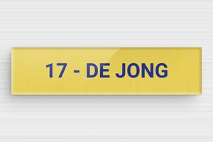 Plexiglas Naamplaat deurbel - Gegraveerd plexiglas - or-clair-bleu - none - nl-nl-brievenbus-plaatje-plexiglas-004-3-1756803113129