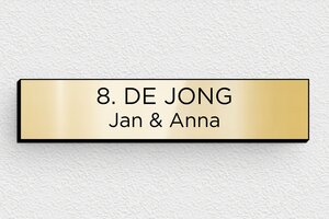 Naamplaat voor brievenbus - Gegraveerd PVC - or-brillant-noir - none - nl-nl-brievenbus-plaatje-pvc-011-19-1756804107946