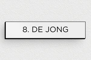 PVC naamplaat voor brievenbus - Gegraveerd PVC - gris-noir - none - nl-nl-brievenbus-plaatje-pvc-011-6-1756804066029