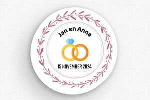 Ronde Plaat - Badge Geëxpandeerd PVC - custom - badge - nl-nl-bruiloft-bord-005-3-1756806260920
