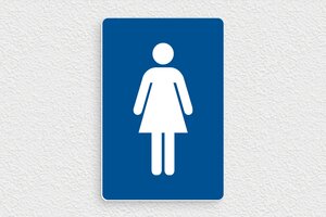 Horeca Borden - Damestoilettenbord - bleu-blanc - none - nl-nl-dames-toilet-bord-026-1-1756721607887