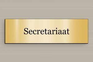 Naambordje voordeur - Bord voor het secretariaatskantoor - or-brosse-noir - glue - nl-nl-deur-bord-002-3-1756722694963