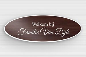 PVC naambordje voordeur - Gegraveerd PVC - noyer-blanc - glue - nl-nl-deur-bord-003-3-1756804830815