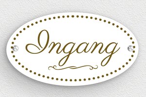 Ovale Plaat - Ovaal Ingangsbord - custom - screws - nl-nl-deur-bord-ingang-011-1-1756805540174