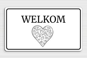 Welkomstborden - PVC Deurbord 'Welkom' - blanc-noir - glue - nl-nl-deur-bord-welkom-006-1-1756796277337