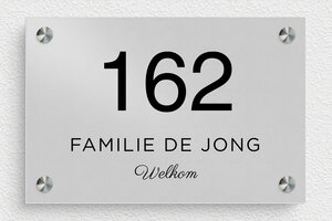 Aluminium naambordje voordeur  - Bedrukt aluminium  - anodise-noir - screws-spacer - nl-nl-deur-schild-001-2-1756808940545