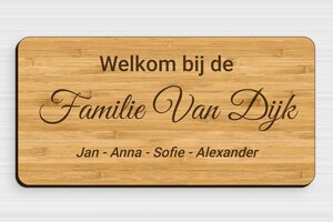 Borden per Sector / Branche - Gegraveerd hout - bambou - glue - nl-nl-deur-schild-021-1-1756796220073