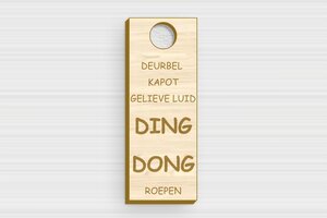 Houten Naamplaat deurbel - Gegraveerd hout - erable - holes-only - nl-nl-deurbel-bord-hout-003-5-1756800357979