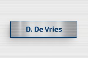 PVC Naamplaat deurbel - Gegraveerd PVC - acier-bleu - glue - nl-nl-deurbel-bordje-kunststof-001-5-1756800410735