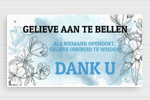 PVC Naamplaat deurbel - Geëxpandeerd PVC - custom - holes-only - nl-nl-deurbel-bordje-kunststof-004-1-1756806576884