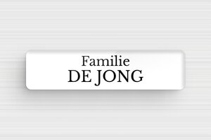 Naamplaat deurbel - Gegraveerd plexiglas - blanc-noir - glue - nl-nl-deurbel-bordje-plexi-003-3-1756805311651