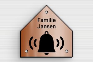 PVC Naamplaat deurbel - Gegraveerd PVC - cuivre-noir - holes-only - nl-nl-deurbel-plaat-kunststof-003-1-1756800445247