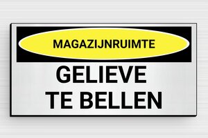 PVC Naamplaat deurbel - Bedrukt PVC - gris-brosse-noir - magnetic - nl-nl-deurbel-plaat-kunststof-004-4-1756807286871