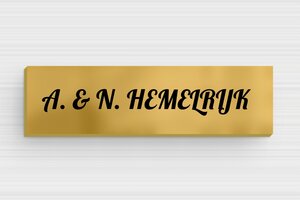 Naamplaat deurbel - Bedrukte messing - brut-noir - glue - nl-nl-deurbel-plaatje-messing-003-3-1756808768990