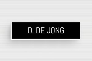 PVC Naamplaat deurbel - Gegraveerd PVC - noir-blanc - glue - nl-nl-deurbel-plaatje-pvc-001-8-1756804408139