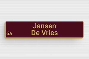 Kunststof Borden - Gegraveerd PVC - bordeau-or - magnetic - nl-nl-deurbel-plaatje-twee-namen-002-4-1756800597769 Kunststof Borden - Gegraveerd PVC - bordeau-or - magnetic - nl-nl-deurbel-plaatje-twee-namen-002-4-1756800597769