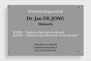 Houten bedrijfsborden - Geëxpandeerd PVC - custom - screws-spacer - nl-nl-dokterspraktijk-houten-bord-003-2-1756806803362