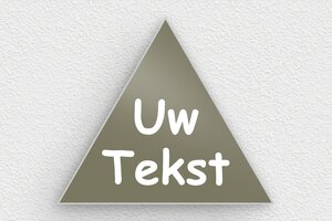 Driehoekige Plaat - Bedrukt aluminium  - taupe-blanc - none - nl-nl-driehoekig-bord-003-4-1756810023273