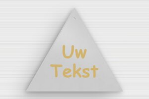 Driehoekige Plaat - Bedrukt aluminium  - anodise-noir - holes-only - nl-nl-driehoekig-bord-004-1-1756809206390