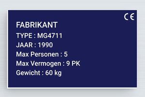 Machineplaatjes - Gegraveerd PVC - bleu-marine-blanc - glue - nl-nl-fabrikant-plaat-boot-001-3-1756722495124