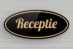 Bewegwijzering hotel - Ovaal Receptiebord - noir-or - none - nl-nl-gebied-toerisme-hotel-nummer-002-3-1756721838138