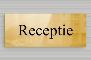 Bewegwijzering hotel - Messing Bord Receptie - poli-noir - glue - nl-nl-gebied-toerisme-hotel-receptie-005-3-1756807816601