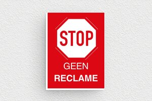 Bord 'Geen Reclame' - rouge-blanc - glue - nl-nl-geen-reclame-027-1-1756724101127 Bord 'Geen Reclame' - rouge-blanc - glue - nl-nl-geen-reclame-027-1-1756724101127