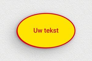 Geel Plaat - Gegraveerd PVC - jaune-rouge - none - nl-nl-gele-kleur-bord-003-2-1756802189045