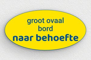 Geel Plaat - Gegraveerd PVC - jaune-bleu - none - nl-nl-gele-kleur-bord-003-4-1756802192894