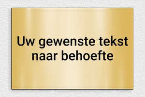 Gouden plaat - Gegraveerd PVC - or-brosse-noir - none - nl-nl-goud-kleur-bord-003-3-1756802241169