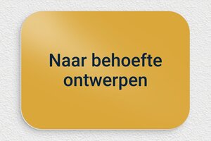 Gouden plaat - Bedrukt aluminium  - or-blanc - none - nl-nl-goud-kleur-bord-003-5-1756809757837
