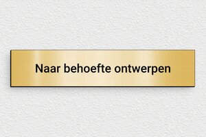 Gouden plaat - Gegraveerd PVC - or-brosse-noir - none - nl-nl-goud-kleur-bord-004-2-1756802248174