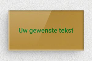 Gouden plaat - Gegraveerd plexiglas - or-fonce-vert - none - nl-nl-goud-kleur-bord-004-3-1756802250852