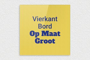 Gouden plaat - Gegraveerd plexiglas - or-clair-bleu - none - nl-nl-gouden-kleur-bord-002-4-1756802231670