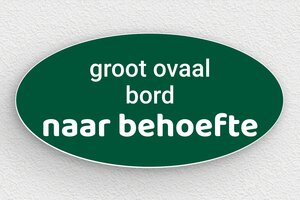 Groene plaat - Gegraveerd PVC - vert-sapin-blanc - none - nl-nl-groen-kleur-bord-002-1-1756802320024