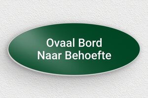 Groene plaat - Bedrukt aluminium  - vert-blanc - none - nl-nl-groen-kleur-bord-002-2-1756810306947