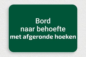 Groene plaat - Gegraveerd PVC - vert-sapin-blanc - none - nl-nl-groen-kleur-bord-003-3-1756802341703