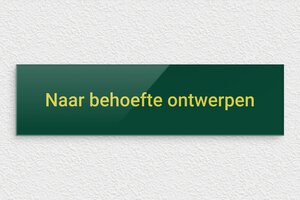 Groene plaat - Gegraveerd plexiglas - vert-jaune - none - nl-nl-groen-kleur-bord-003-5-1756802348845